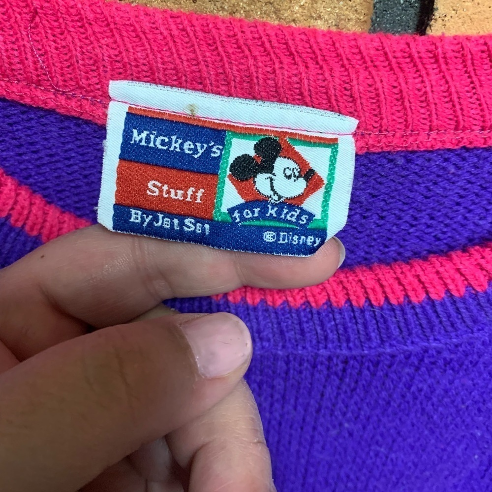 Vintage Disney Mickey Mouse Kids Sweater - Picture 3 of 5